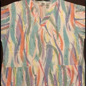 Life Uniform Scrub Top Size Small